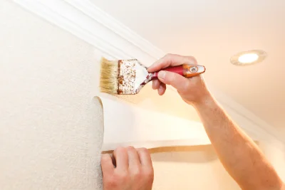 Pose de papier peint à Guntzviller — revêtements muraux et toiles de verre